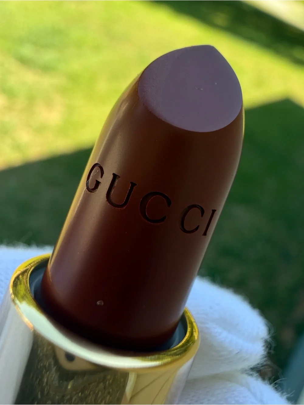 GUCCI Women NEW Rouge À Lèvres Satin Lipstick 505 Janet Rust Luxury